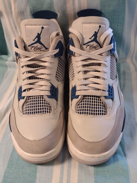 Nike Other - Nike Air Jordan 4 Men’s Sneakers - White & Blue Size 13